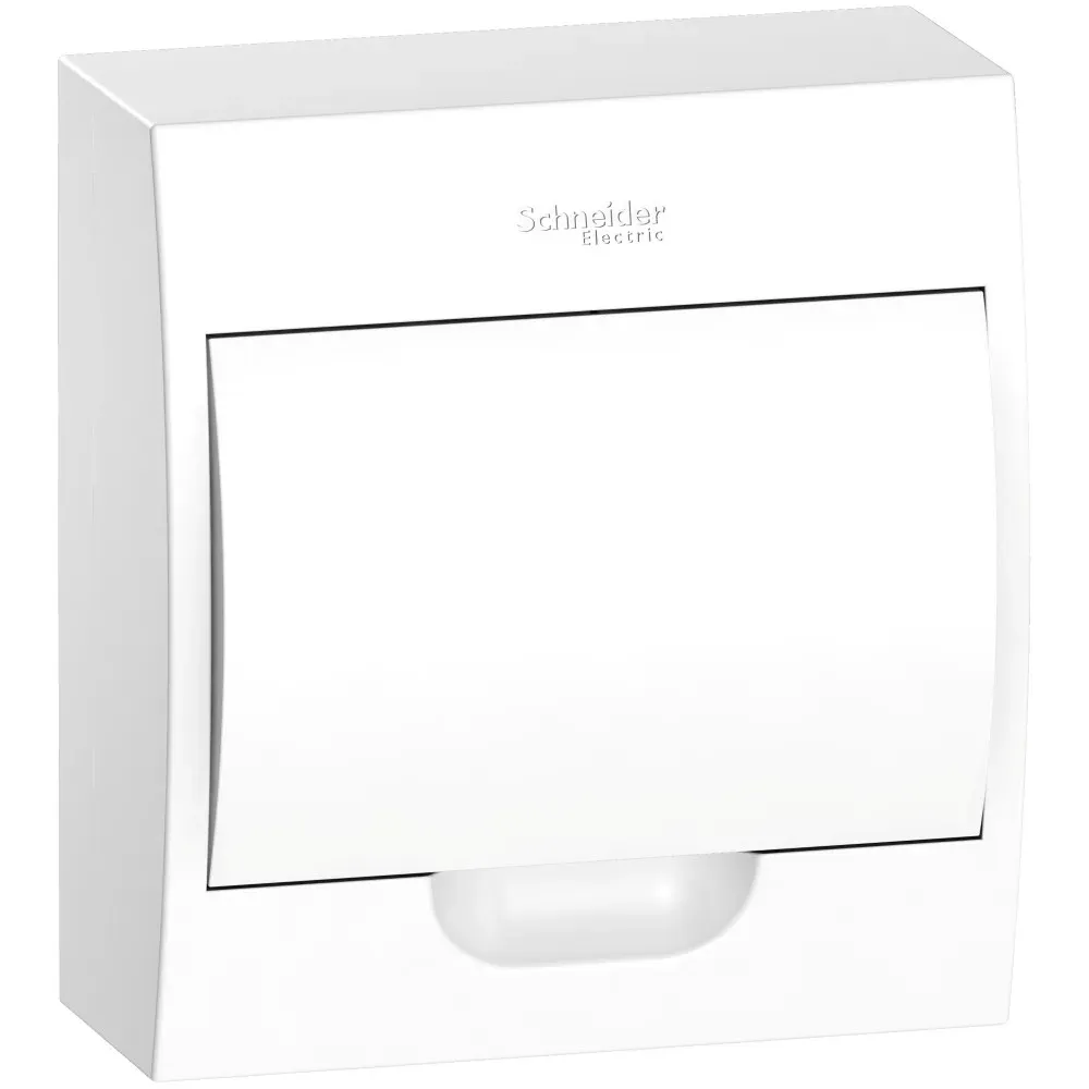 Щит распределительный навесной белый city9 (щрн-п-8) дверь белая на 8 модулей ip40 DEKRAFT EZ9E108P2SRU