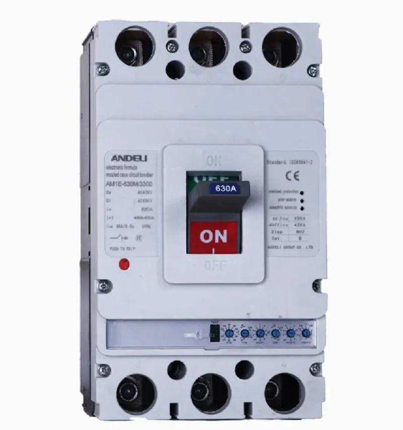 Выключатель автоматический в литом корпусе AM1E-630M 3P 630A (250A-630A) 65KA ANDELI ADL06-1227