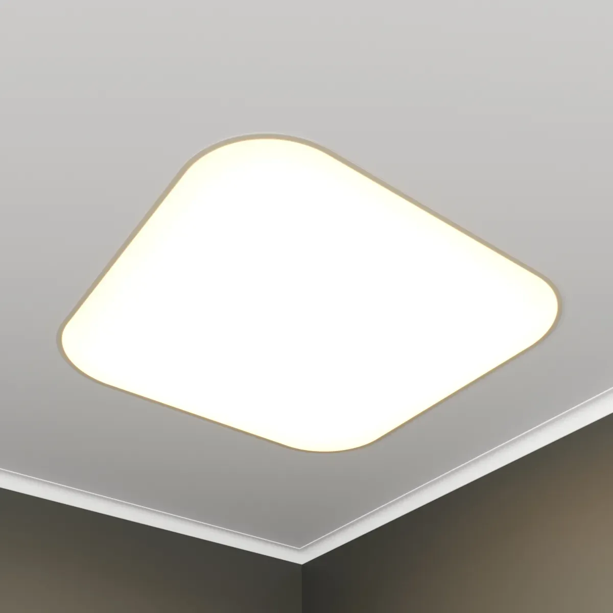 Светильник светодиодный RVE-LBX-BOX-SOFT-646-VG (Квадрат закругл. 646х646х110мм 48Вт встраиваемый под шпаклевку 4000K Белый) RVElektro RVE00003417