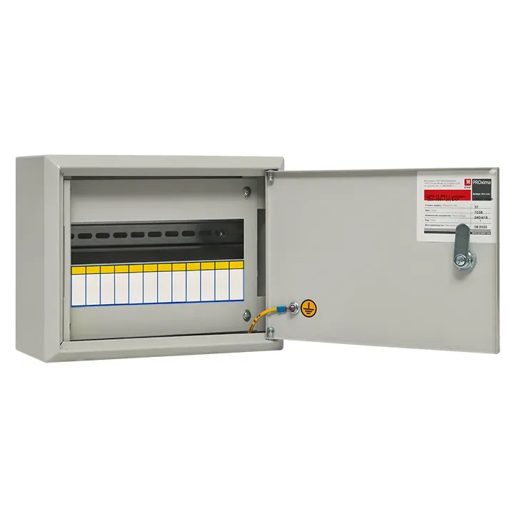 Щит распределительный навесной щрн-12 с замком с шинами ip31 220х300х120 EKF MB21-12SH