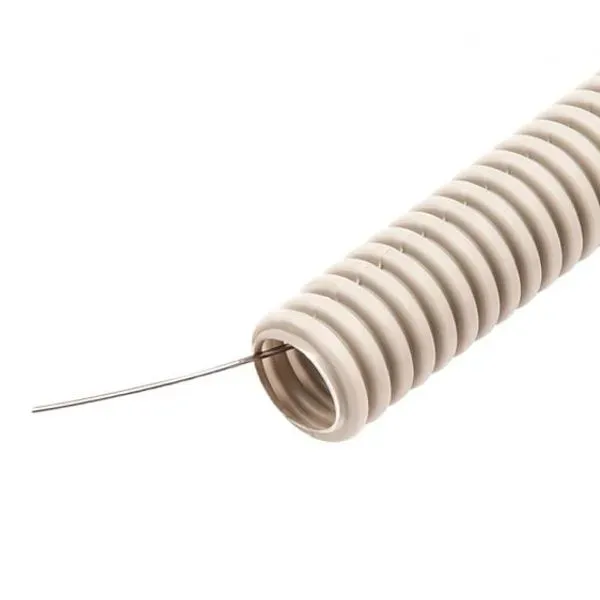 Труба гофрированная из пвх, с зондом, d 16мм, 50 м/уп REXANT 28-0161-50