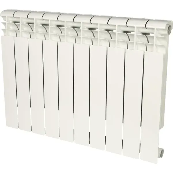 Радиатор алюминиевый секционный 500/80/10 боковое подключение Rommer RG008P0CGM4B06