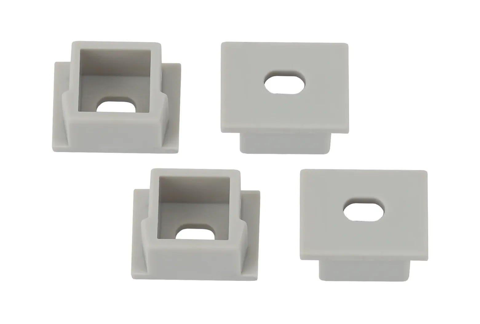 Набор заглушек для профиля CAB261, 4 сквозные (500/24000) ЭРА Б0039433