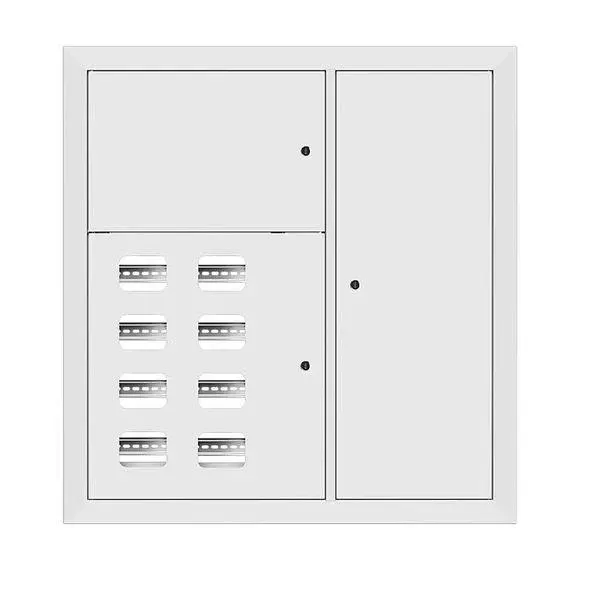 Щит этажный 8 кв. ral9003 (1000х950х160) proxima EKF MB29-V-8-RAL9003