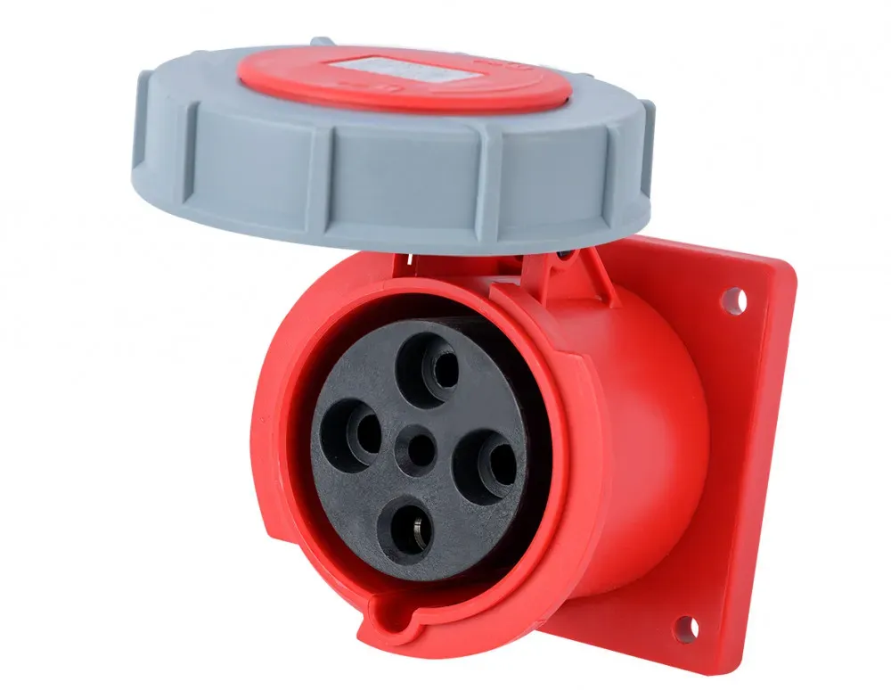 Розетка для скрытой проводки 3р+ре 125а 380в ip67 рщ-103 DEKRAFT 26273DEK