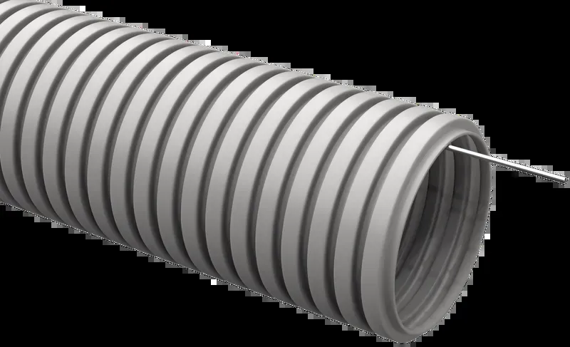 Elasta труба гофрированная тяжелая пвх d=25 с зондом (50м) iek IEK EA-TG23-121-025-050-K41