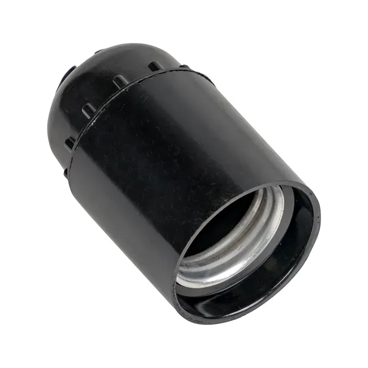 Патрон карболитовый подвесной Е27 черный без Наклейки PROxima EKF LHC-E27-s