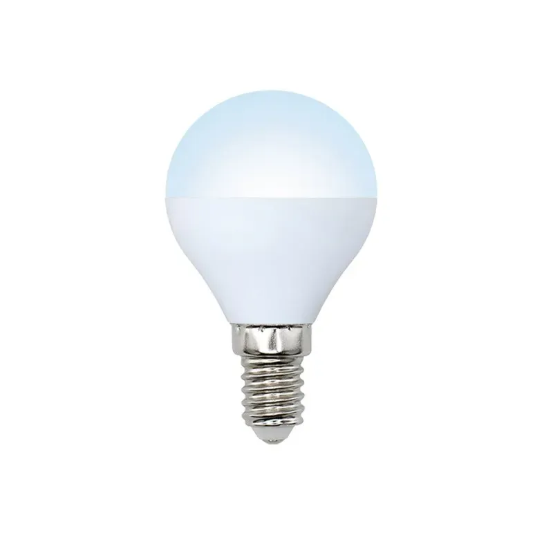 Лампа светодиодная led-g45-9w/nw/e14/fr/nr форма шар, матовая.  norma. (4000k). UNIEL UL-00003825