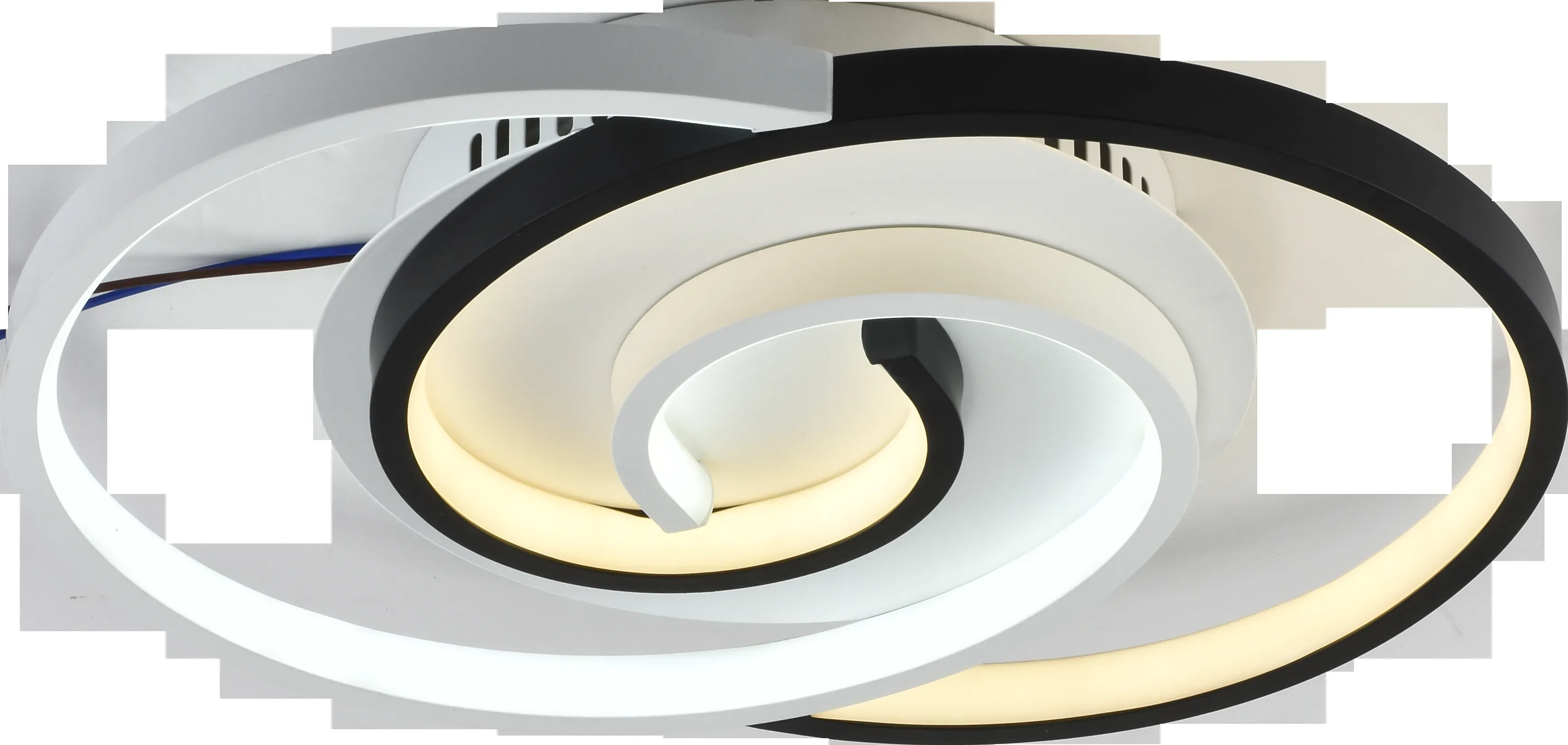 Светильник потолочный светодиодный Abby 6101-101 LED 3900К - 4400К 57 Вт модерн с пультом Rivoli б0059007