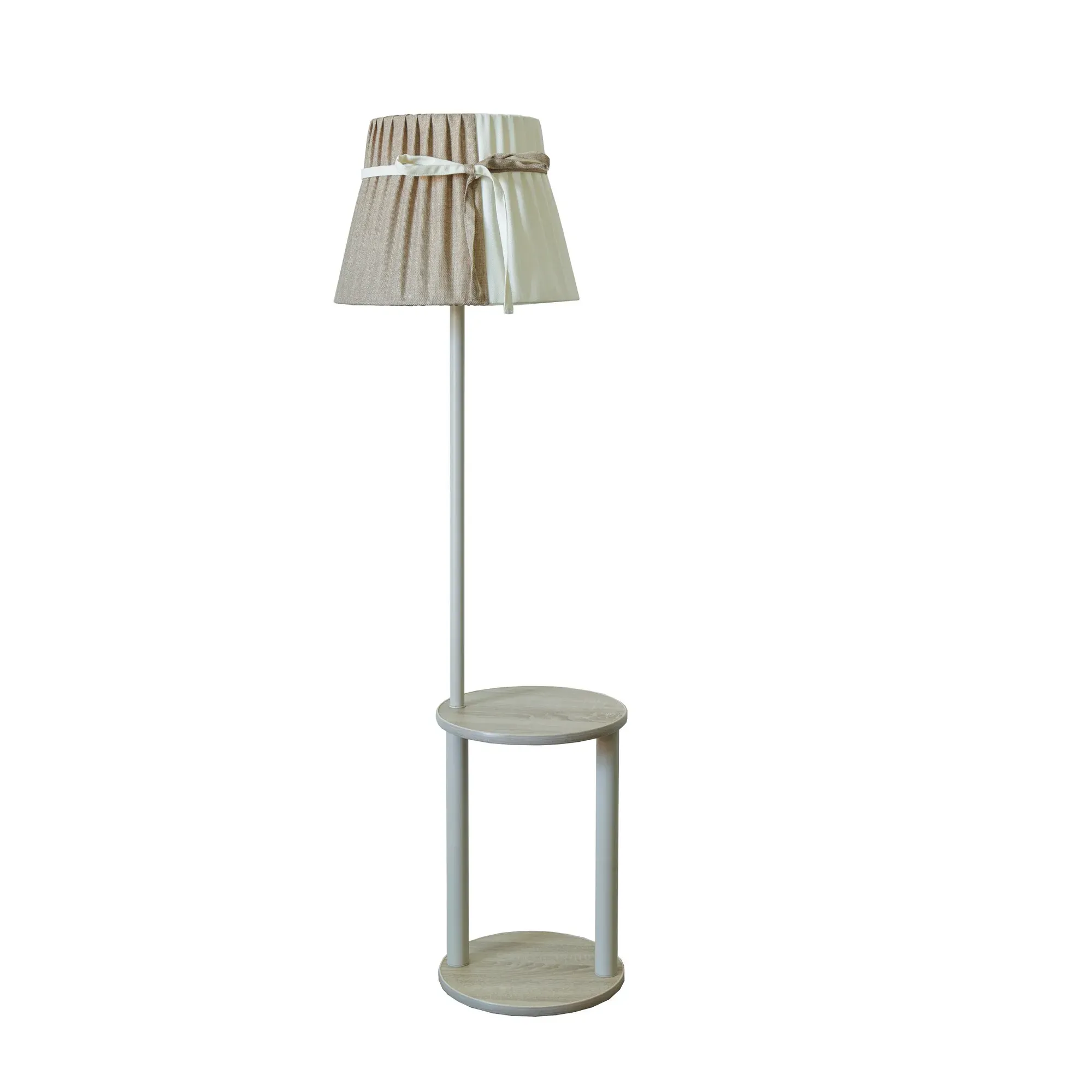 Светильник напольный НТБ 11-60-110 Бетти круг D340 с абажуром Дуэт ЭРКАДО 300073