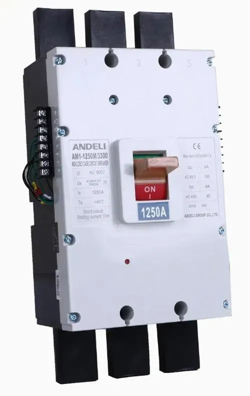 Выключаталь автоматический AM1-1250M 3P 1250A 100KA ANDELI ADL06-070