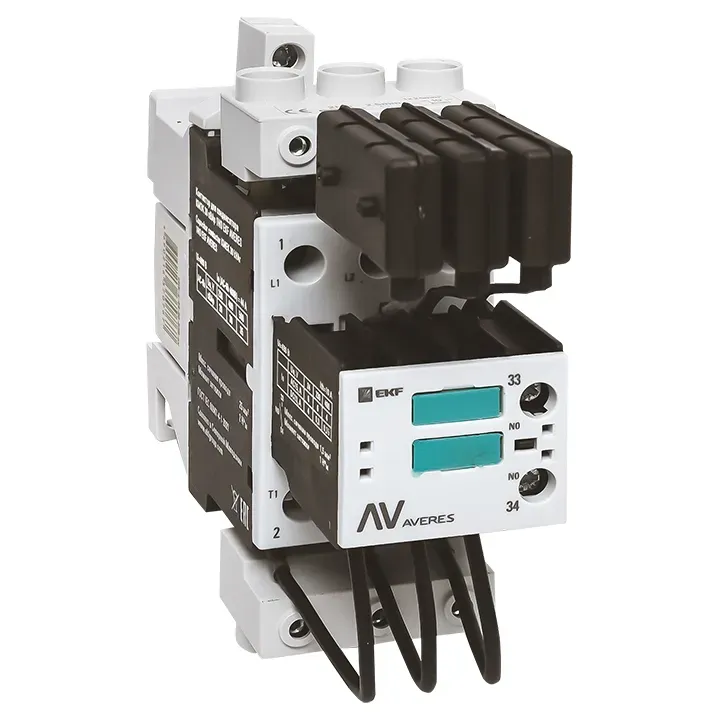 Контактор для конденсатора КМЭК 30 кВАр 230В 1NО AVERES EKF ctrk-s-44-30-230-av
