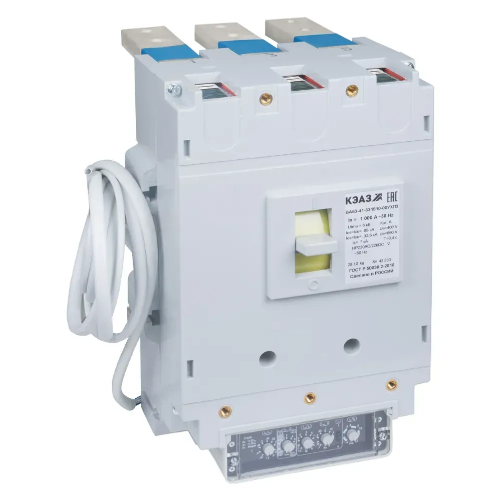 Выключатель автоматический ва55-41-330010-630а-690ac-ухл3 заднее присоединение КЭАЗ 220444