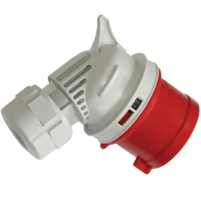 Вилка кабельная угловая ip44 16a 3p+e 400в ДКС DISA040164