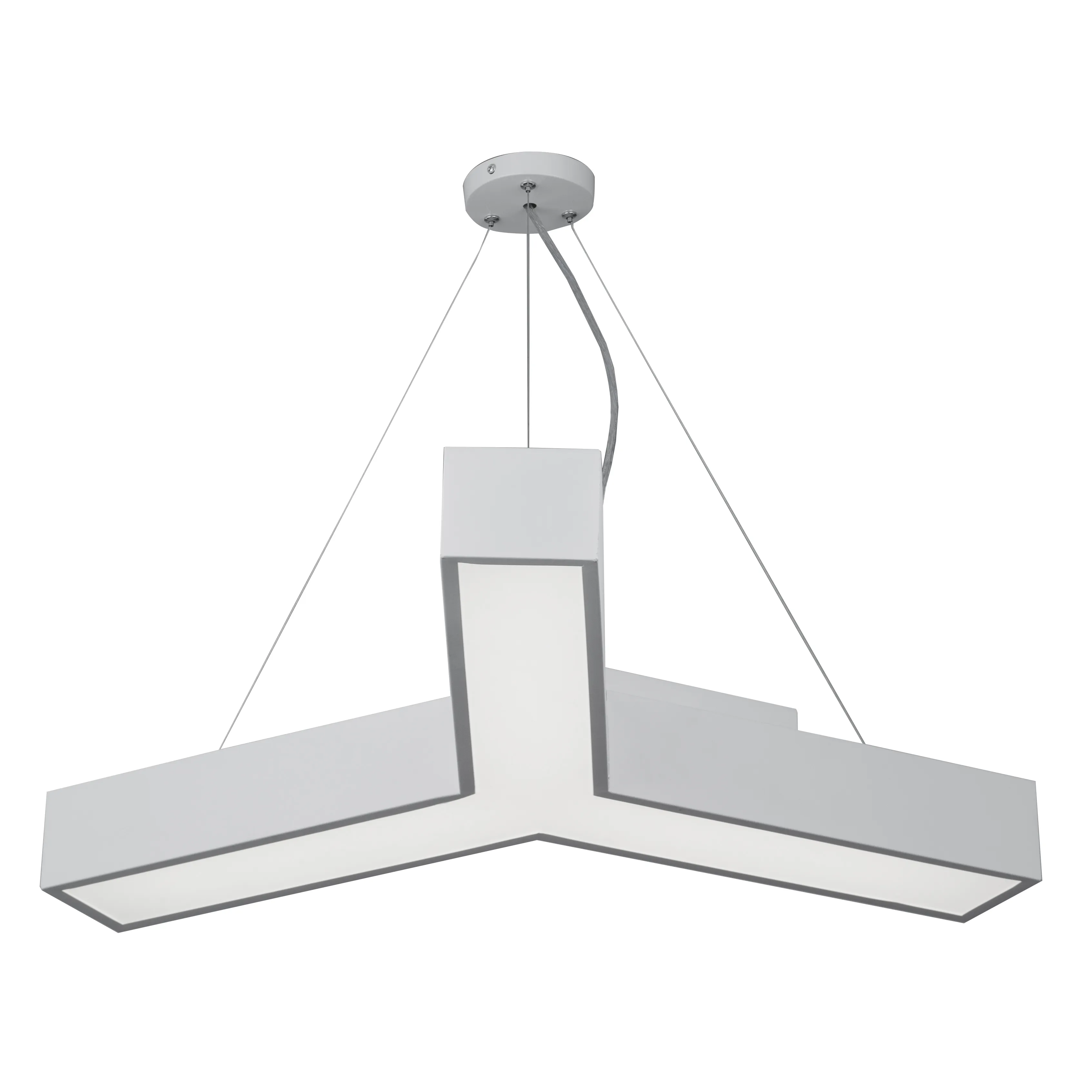 Светильник светодиодный Geometria Igrek SPO-143-W-40K-056 56Вт 4000К 3700Лм IP40 900*900*80 белый подвесной ЭРА Б0050570