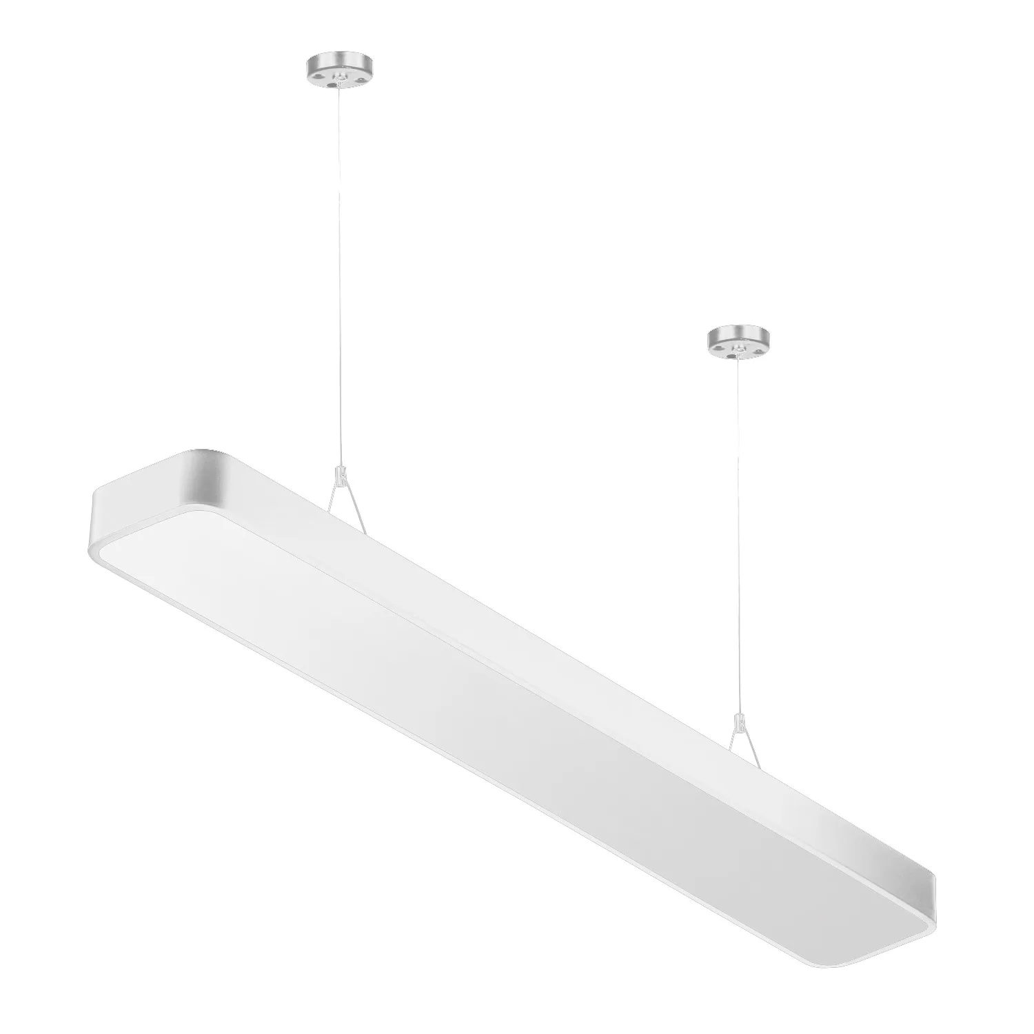 Светильник светодиодный Geometria Block SPO-111-W-40K-060 60Вт 4000К 7200Лм IP40 1200х300х60 белый подвесной ЭРА Б0050538