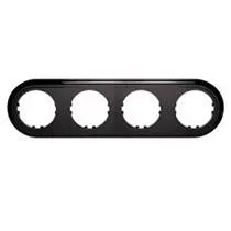 Ecoplast Рамка 4-постовая (черный) Vintage-Classic Экопласт 889408-1