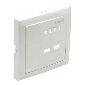 Efapel 90705 TGE Лицевая панель для четырехканального моно модуля-селектора, лед Efapel 90705 TGE