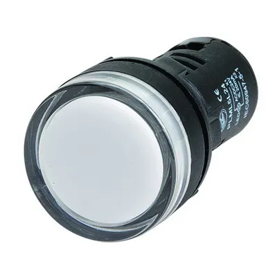 Индикатор сигнальный со встроенным диодом 24В белый DKC ALIL5L24