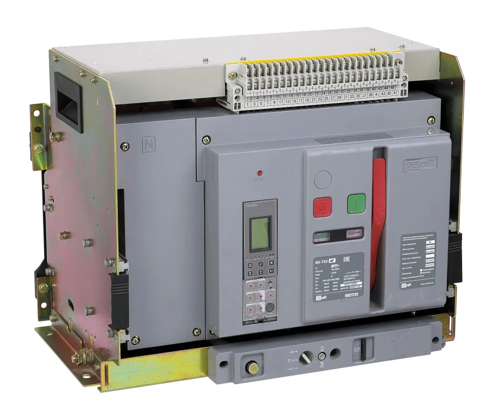 Воздушный авт. выкл. выкатной 4P 2500А 80кА расцепитель Н ВА-732 SE (Dekraft) 27159DEK