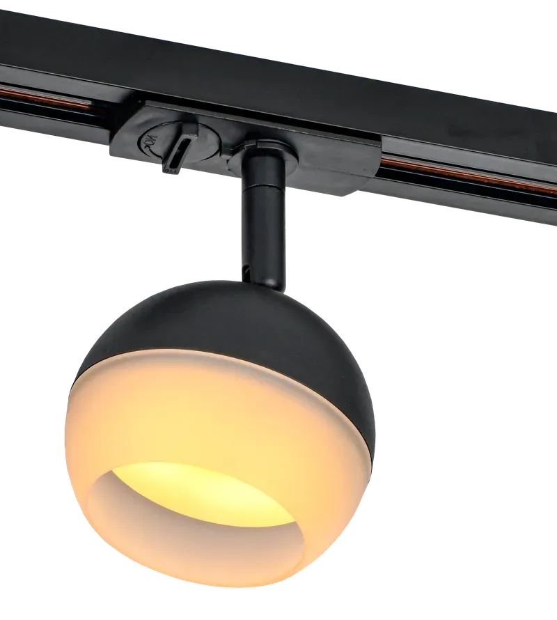 LIGHTING Светильник 4118 декоративный трековый поворотный под лампу GX53 черный IEK IEK LT-USB0-4118-GX53-1-K02