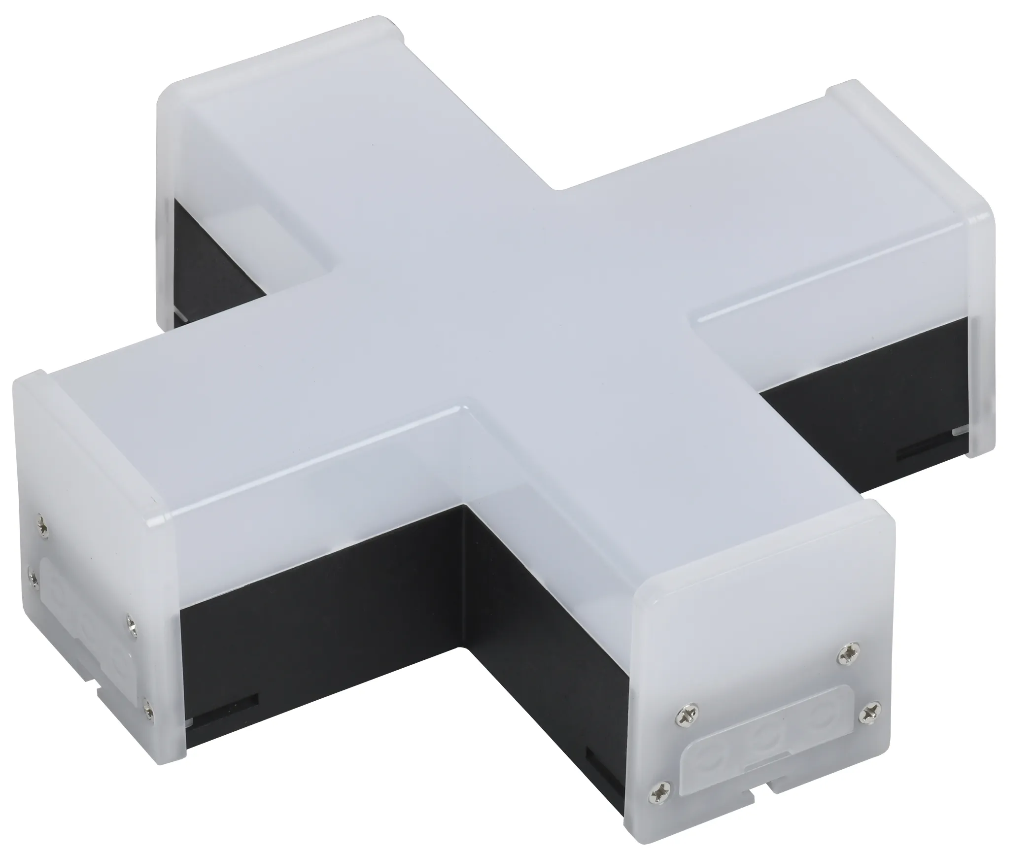 Светильник LED X-образн. 1010 12Вт 4000К 180х180мм чер. IEK IEK LT-LDCK-X-1010-12-40-K02