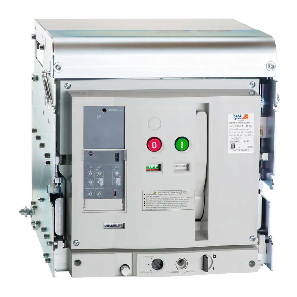 Выключатель автоматический optimat a-2500-s4-3p-100-d-mr7.0-bh-c2200-m0-p01-s1-03 КЭАЗ 333341