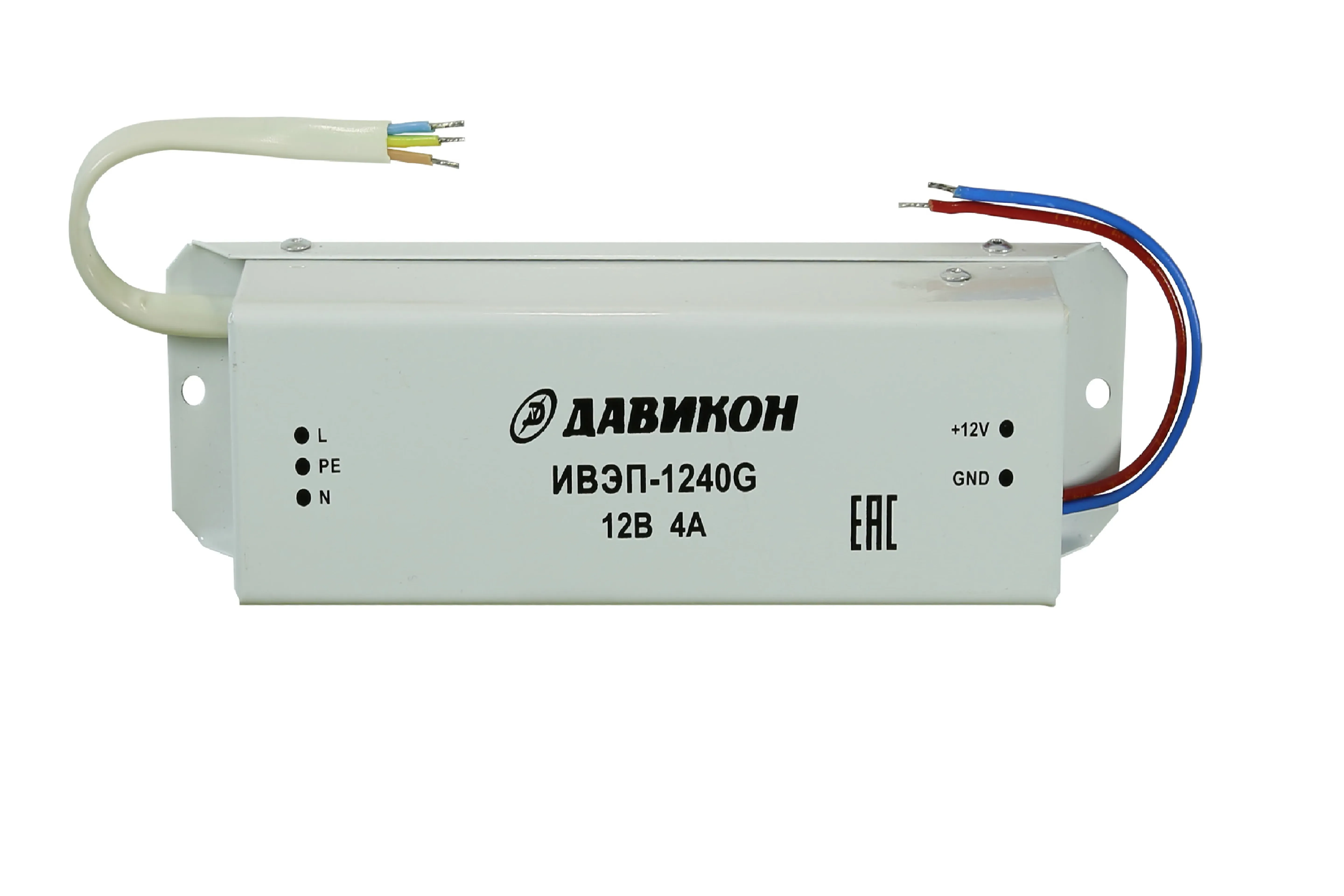 Источник вторичного электропитания 12В 4А Давикон ИВЭП-1240G