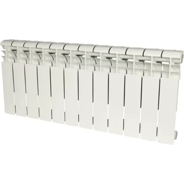 Радиатор алюминиевый секционный 350/80/12 боковое подключение Rommer RG008P1IPHQQC9
