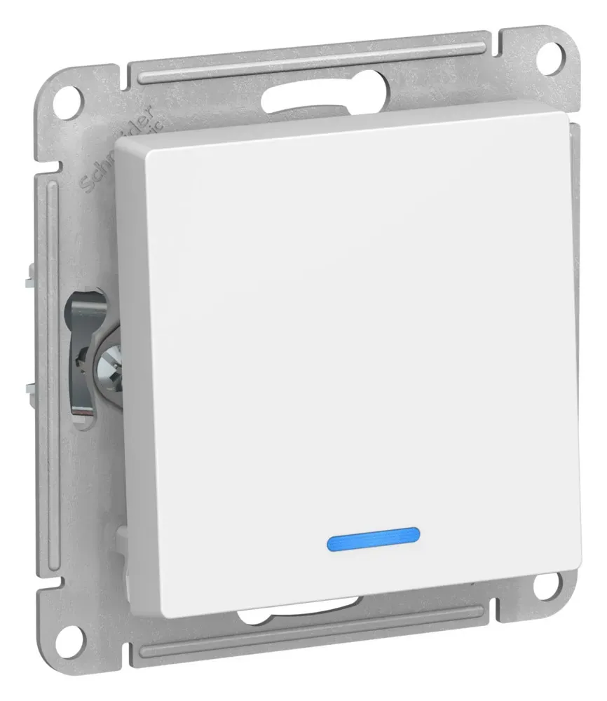 ATLASDESIGN 1-клавишный ВЫКЛЮЧАТЕЛЬ с подсветкой, сх.1а, 10АХ, механизм, ЛОТОС SE (Потенциал) ATN001313