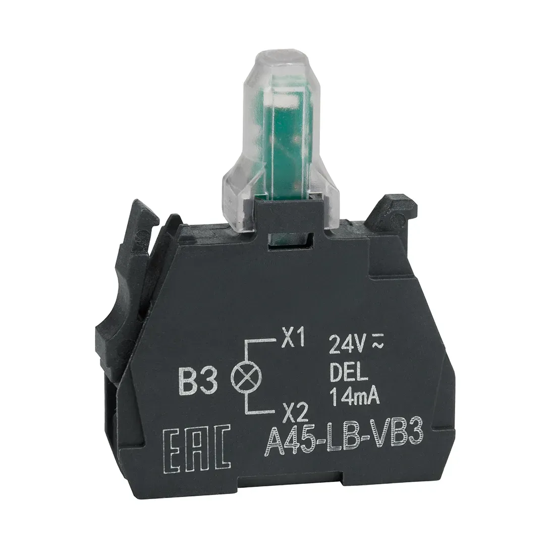 Световой блок OptiSignal D22 A45-LB-VM3 зеленый 230-240VAC ZBVM3 КЭАЗ Optima (от-ка) 332208