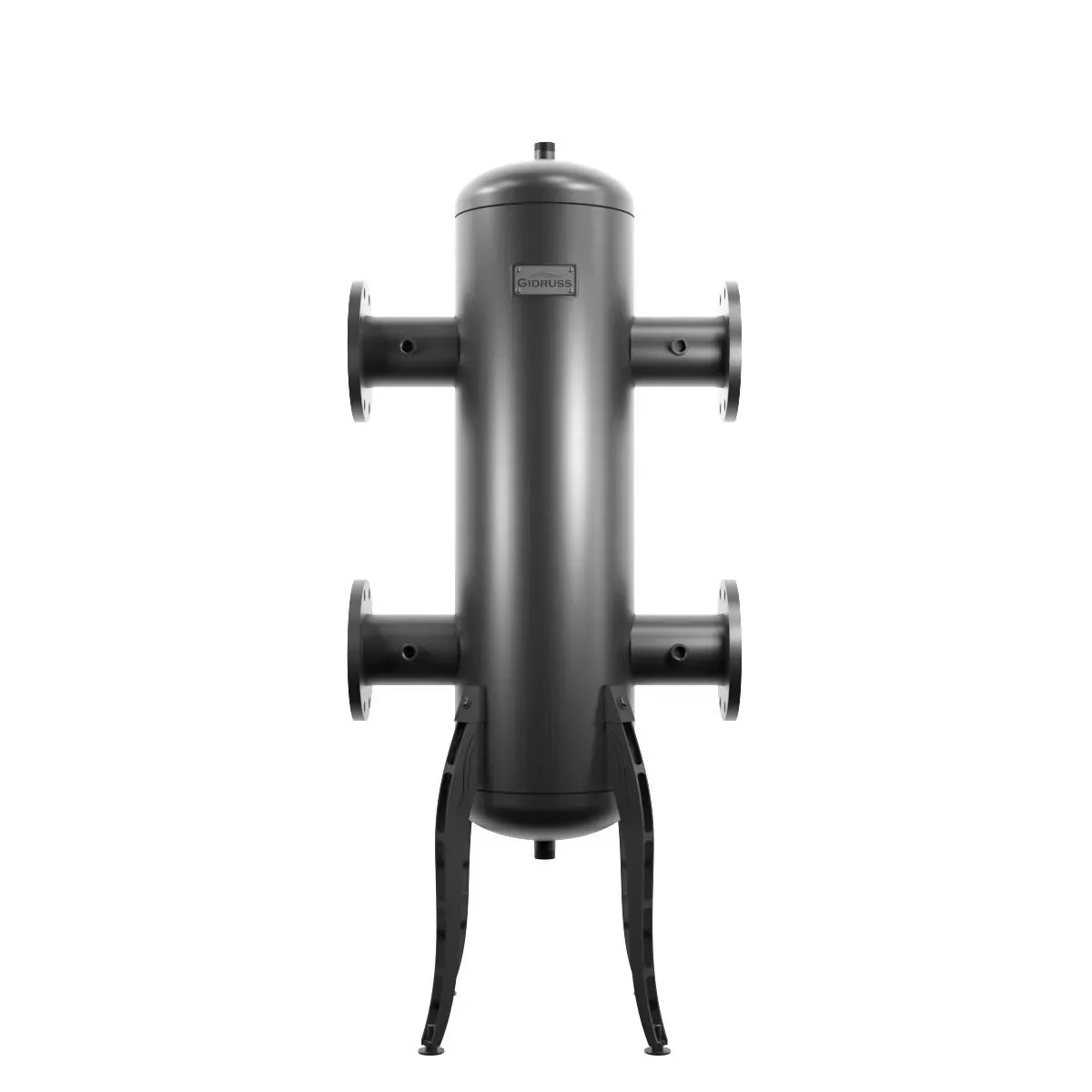 Стрелка гидравлическая GR-1000-100 DN 100 фланцевое соединение до 1000 кВт ст. 09Г2С Gidruss GR 10F00 20