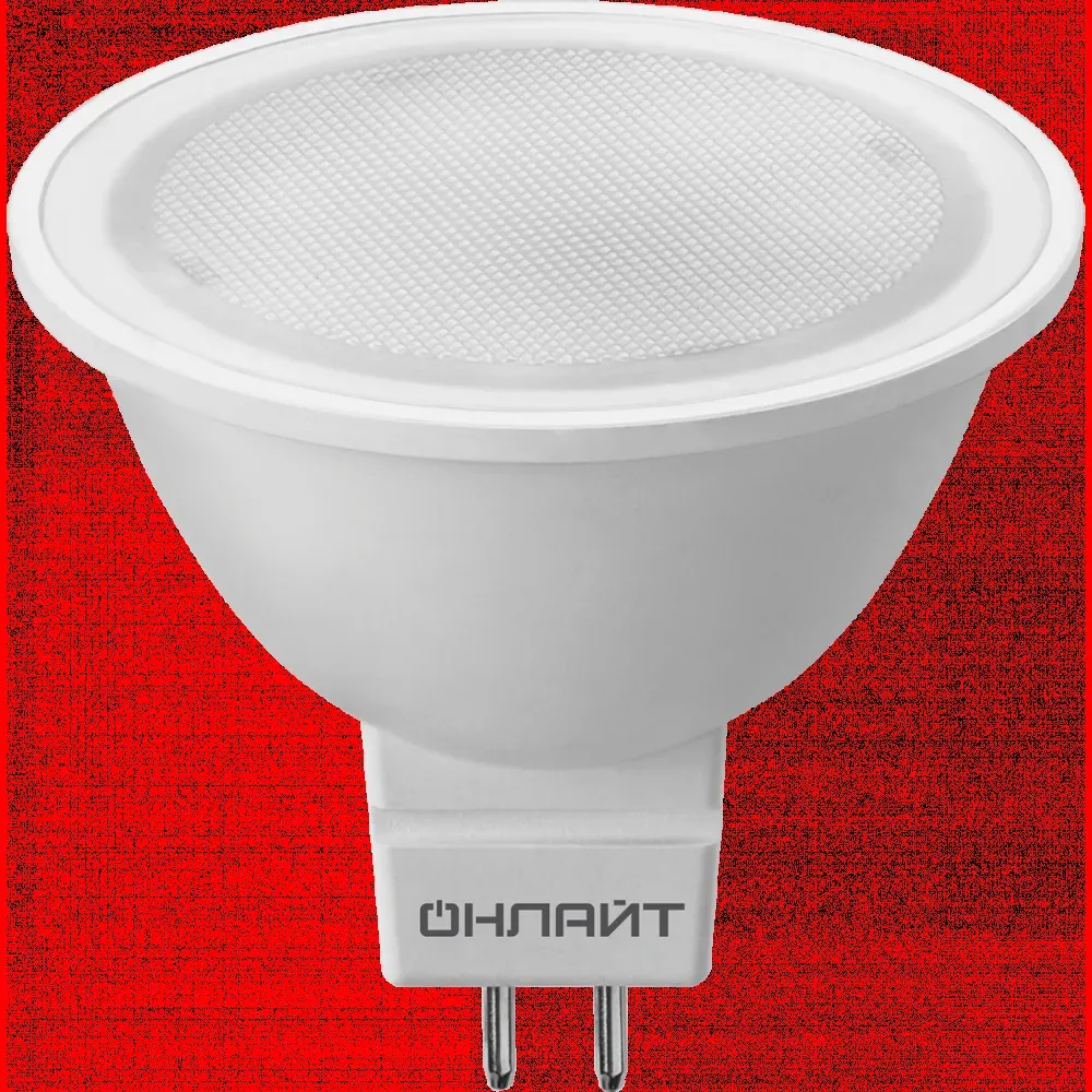 Лампа светодиодная LED 10вт 230в GU5.3 тепло-белый Navigator Group 21561