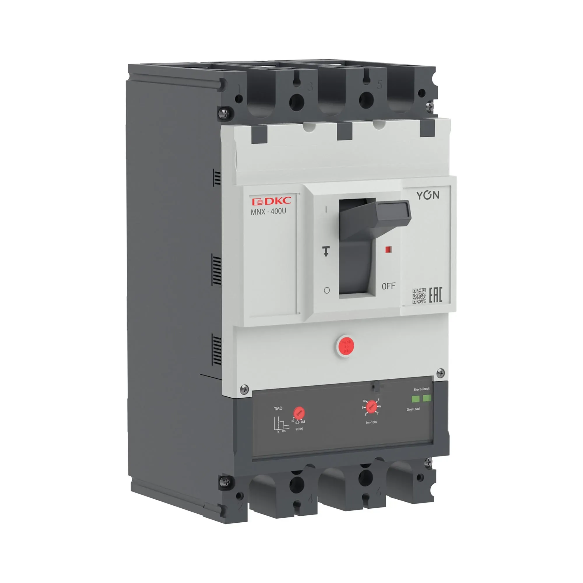 Авт. выкл. yon pro mnx400h 3p 400a 150ka при ac415v расц. tmd ДКС MNX400H3PTMD0400