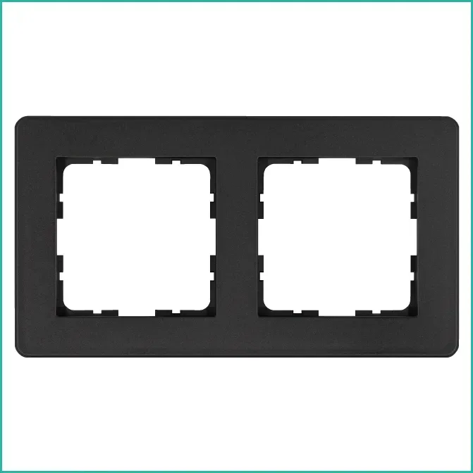 Рамка G-Flex 2-постовая, цвет Антрацит Jasmart G1102B