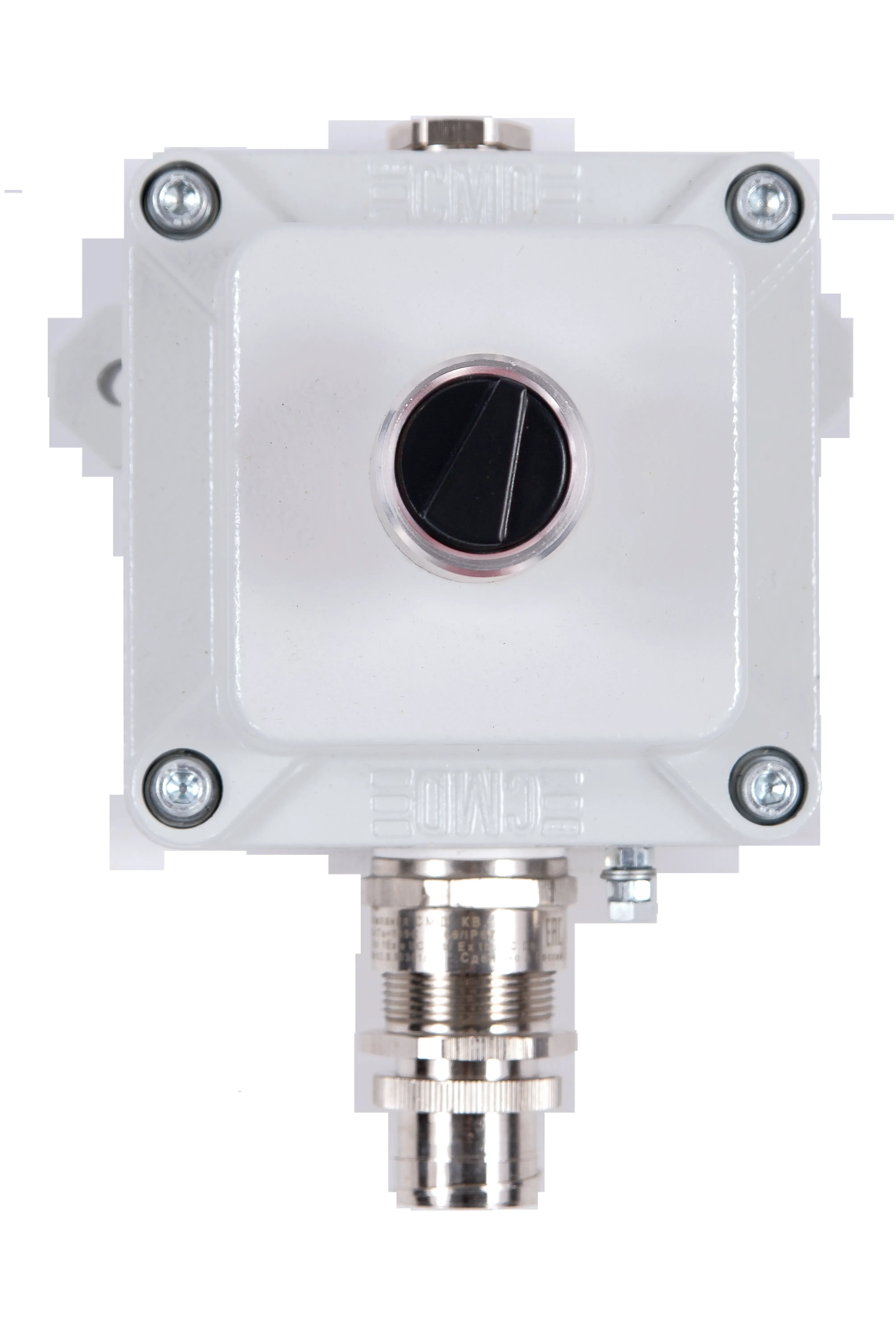 Взрывозащищенный пакетный переключатель ПКВ МК ПП 1Ex d IIC T6 Gb/ Ex tb IIIC T85C ПК-1-101 25А 0-1-2-3 Б-Л, кабельный ввод под бронированный кабель с двойным уплотнением, проходной диаметр кабеля (6.50мм-13.90мм без брони) 12.50-20.90мм, -60 + 60С, IP66, УХЛ1, материал корпуса - алюминиевый сплав СМД СМД0000004390