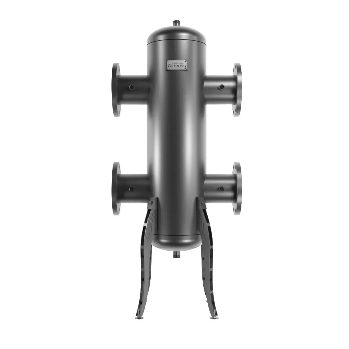 Стрелка гидравлическая GR-1200-125 DN 125 фланцевое соединение до 1200 кВт ст. 09Г2С Gidruss GR 12F00 20