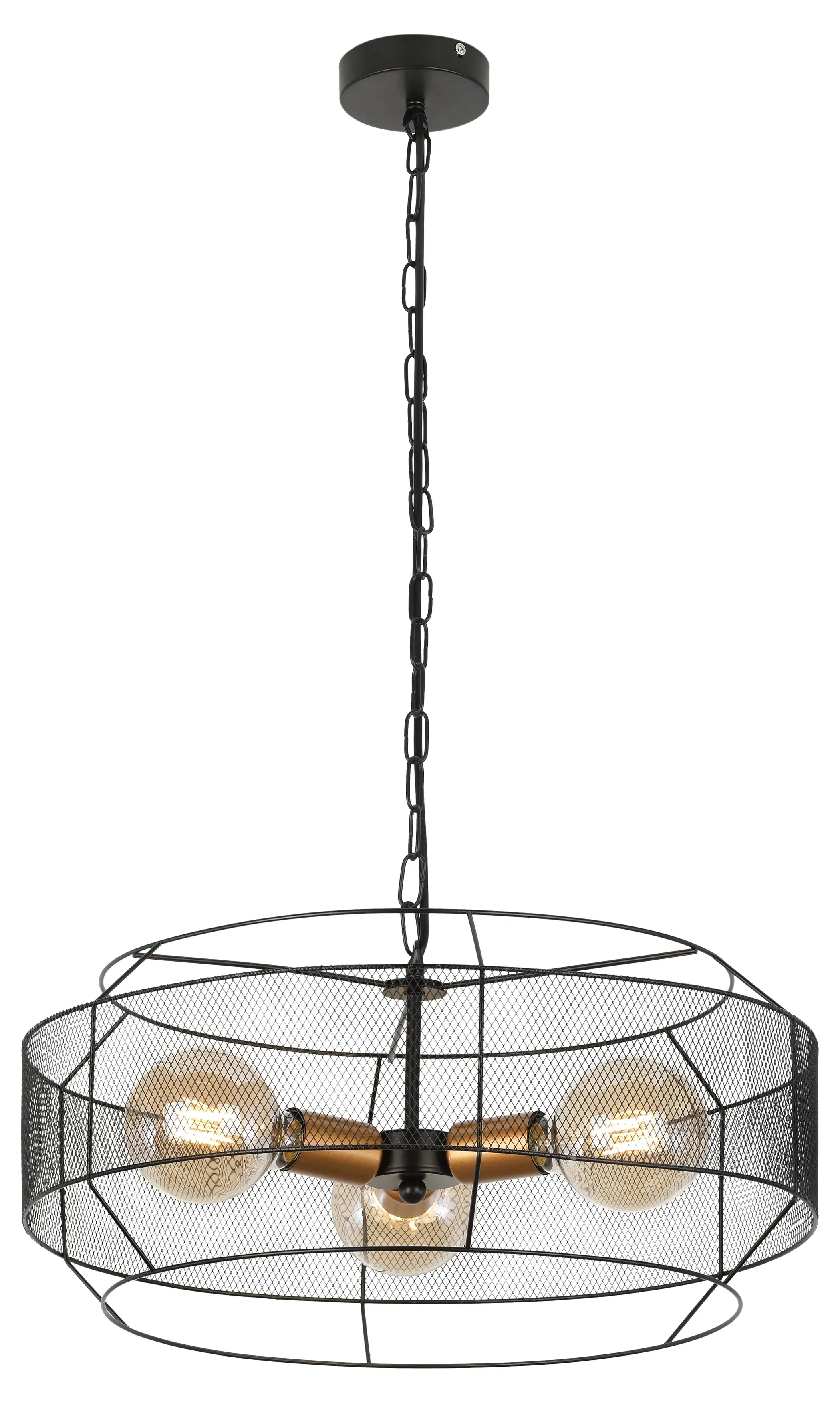 Люстра Ermentrud 5086-203 3 х Е27 40 Вт лофт - кантри Rivoli Б0052456