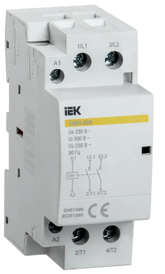 Контактор модульный КМ63-11M AC IEK MKK11-63-11