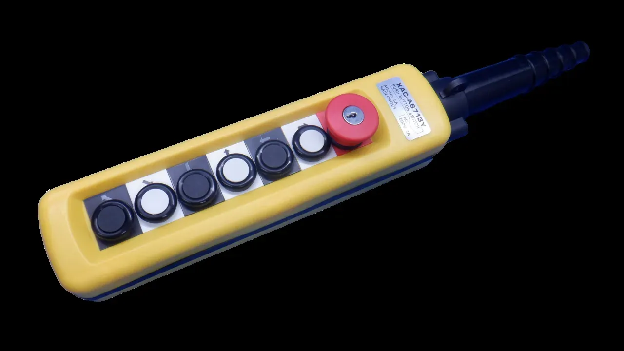 Пульт управления XAC-A6713Y (6 кнопок, 1 скорость+СТОП+КЛЮЧ) Электро Трейд XAC-F6713Y