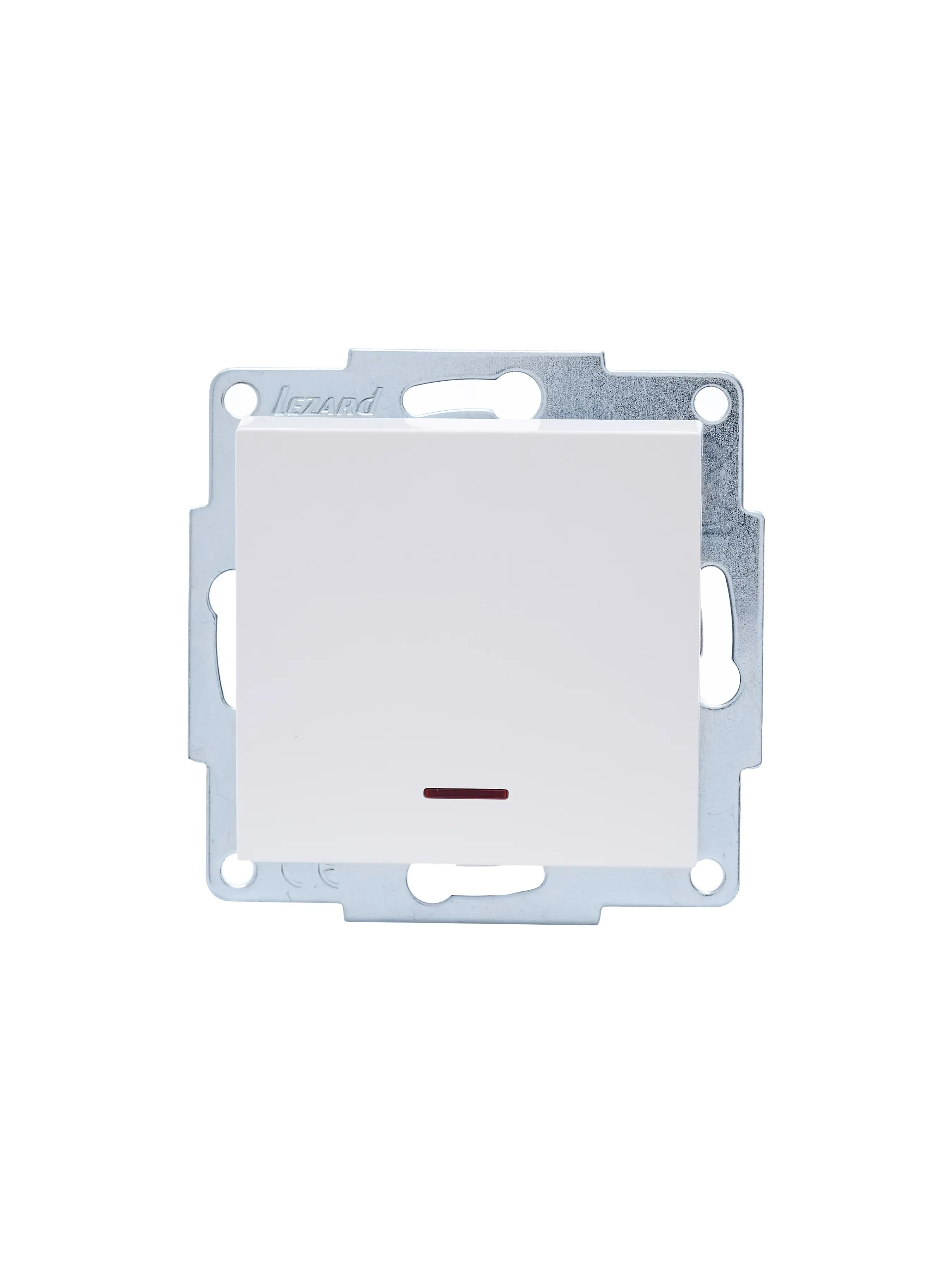 VESNA Выключатель с подсветкой белый Lezard 742-0288-111
