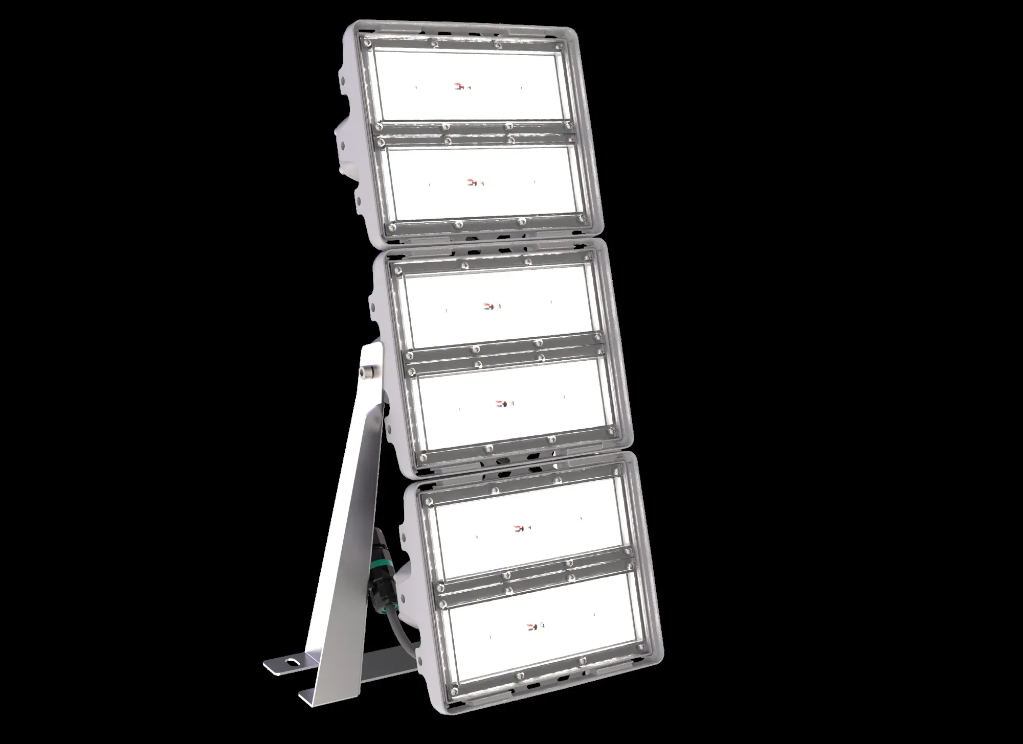 Светильник l-pixel 3/banner/150/д/840/(r5)/01/mt-km/i1-c3/220ac ip66 ral7035 LEDEL PX150-11216-123-182