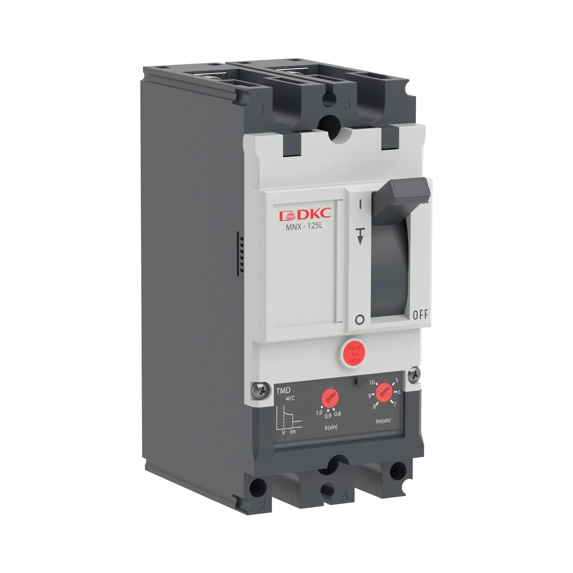 Авт. выкл. yon pro mnx125l 2p 100a 70ka при ac240v расц. tmd ДКС MNX125L2PTMD0100
