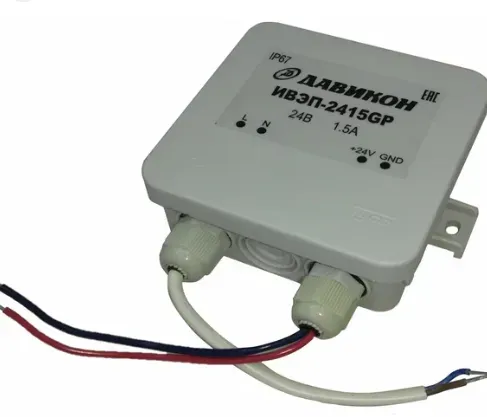 Источник вторичного электропитания 24В 1.5А Давикон ИВЭП-2415GР