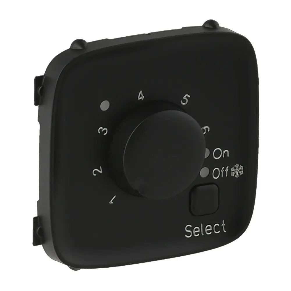 Valena ALLURE Лицевая панель для термостата для теплых полов Антрацит LEGRAND 755328