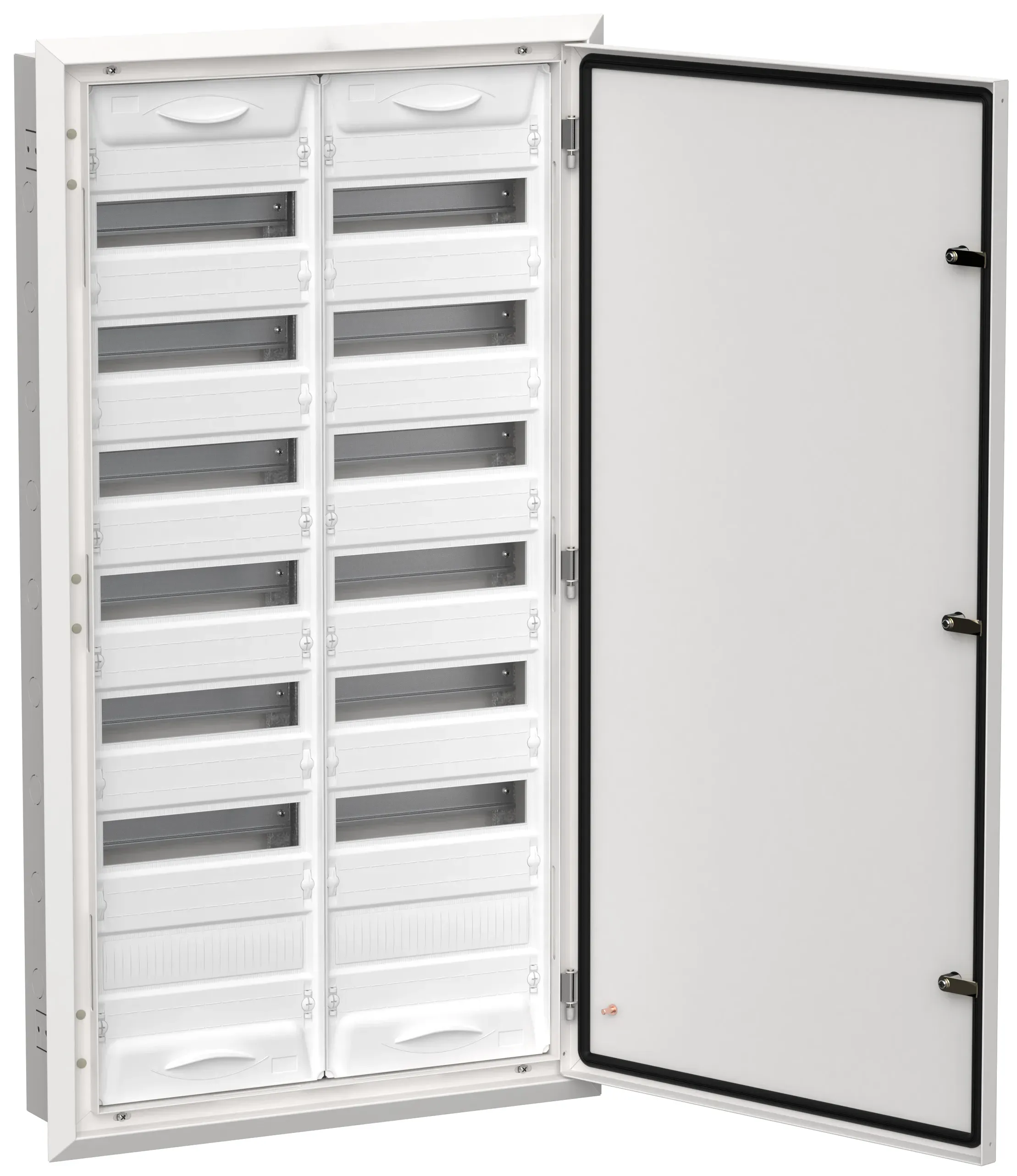 Titan 5 корпус металлический щрв-168 (2х84) 1130х625х130мм ip31 белый (одна дверь) IEK TI5-50-V-2X084-31