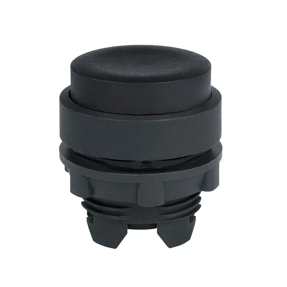 Головка кнопки OptiSignal D22 A5-PJ-2 с выступ толк черная пластик ZB5AL2 КЭАЗ Optima (от-ка) 332295