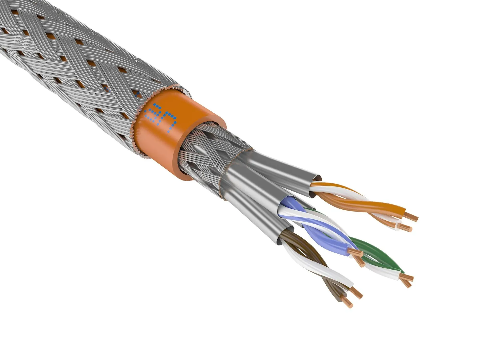 Кабель (провод) ParLan Patch ARM S/FTP Cat7 ZH нг(А)-HF 4х2х0,60