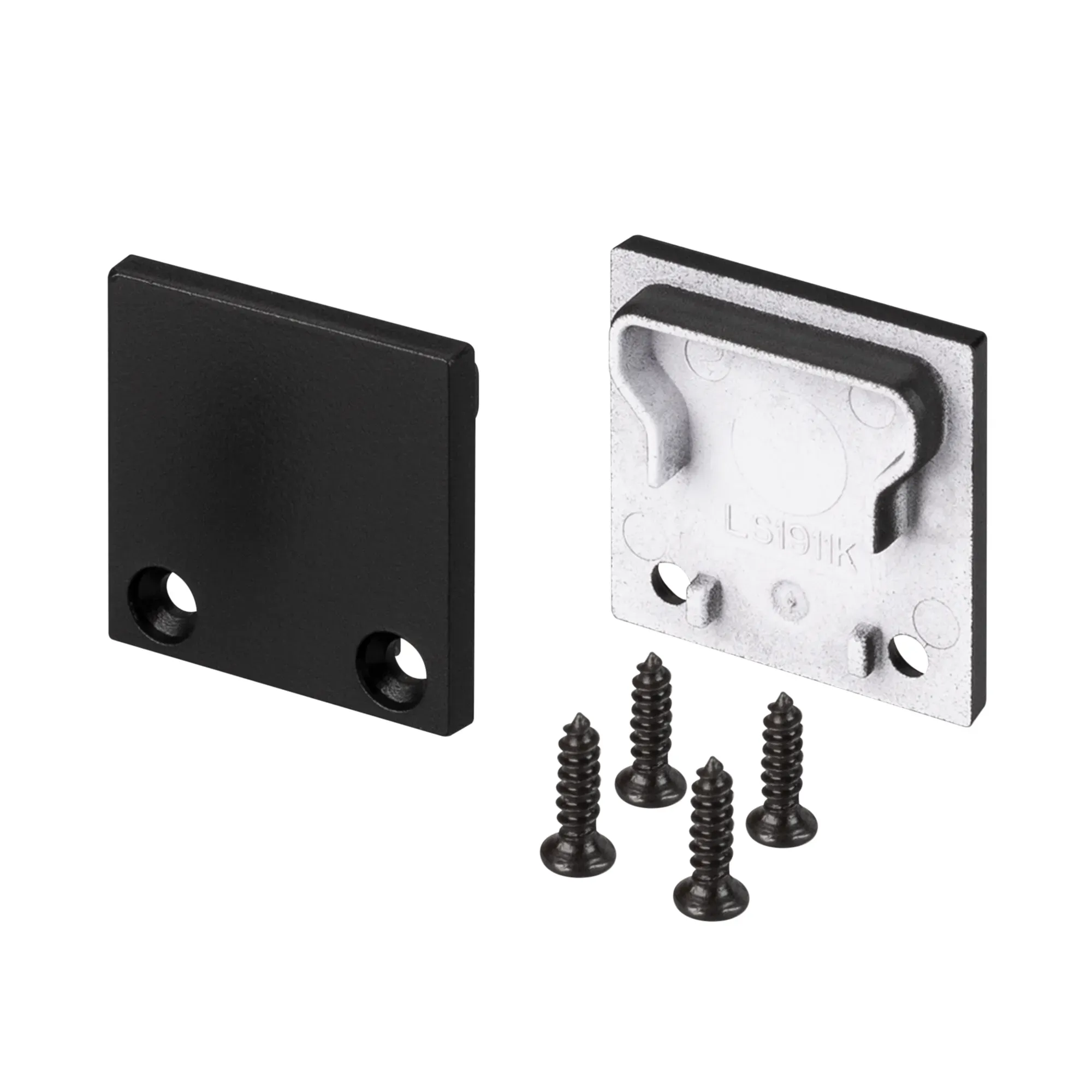 Заглушка SL-LINE-2011M SQUARE BLACK глухая (ARL, Пластик) Arlight 029180