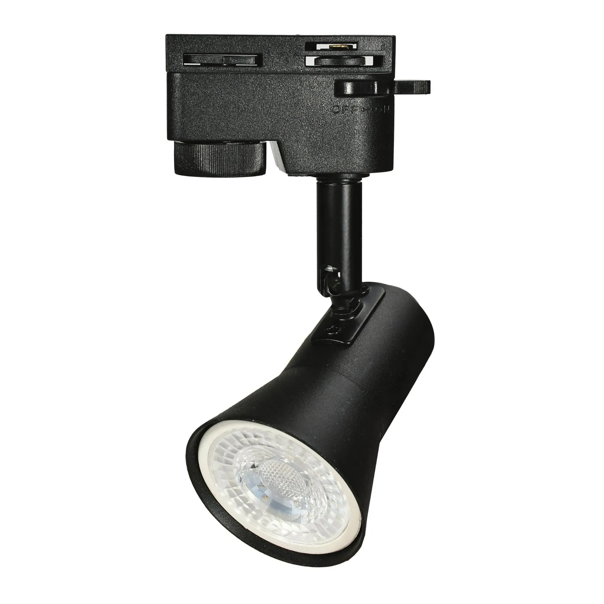 Светильник-прожектор UBL-Q323 GU10 BLACK трековый. Под лампу GU10. Корпус черный Uniel UL-00009603
